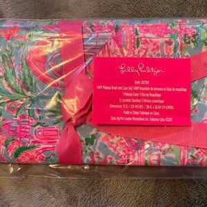 New Lilly Pulitzer Makeup Case and Brushes